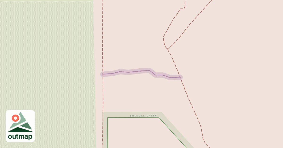 Map of Abandoned Old Trail (Marshlands)