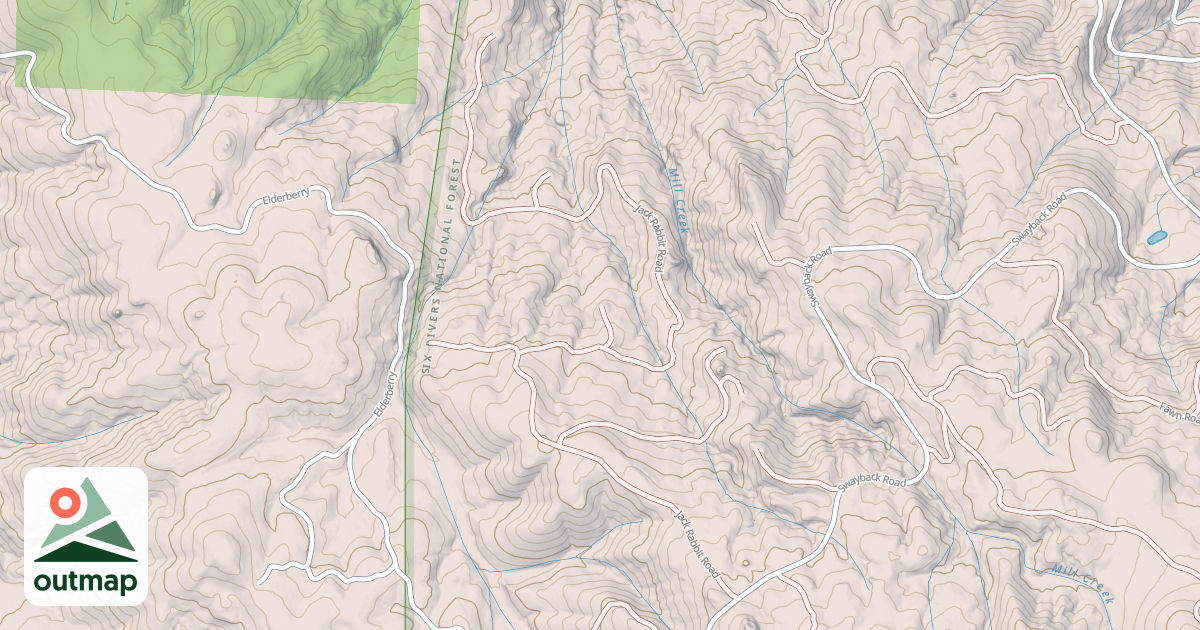 Map of JACK RABBIT