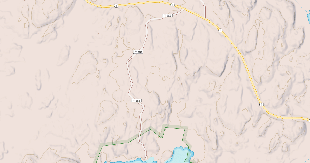 Map preview of HARRIS LAKE ACCESS