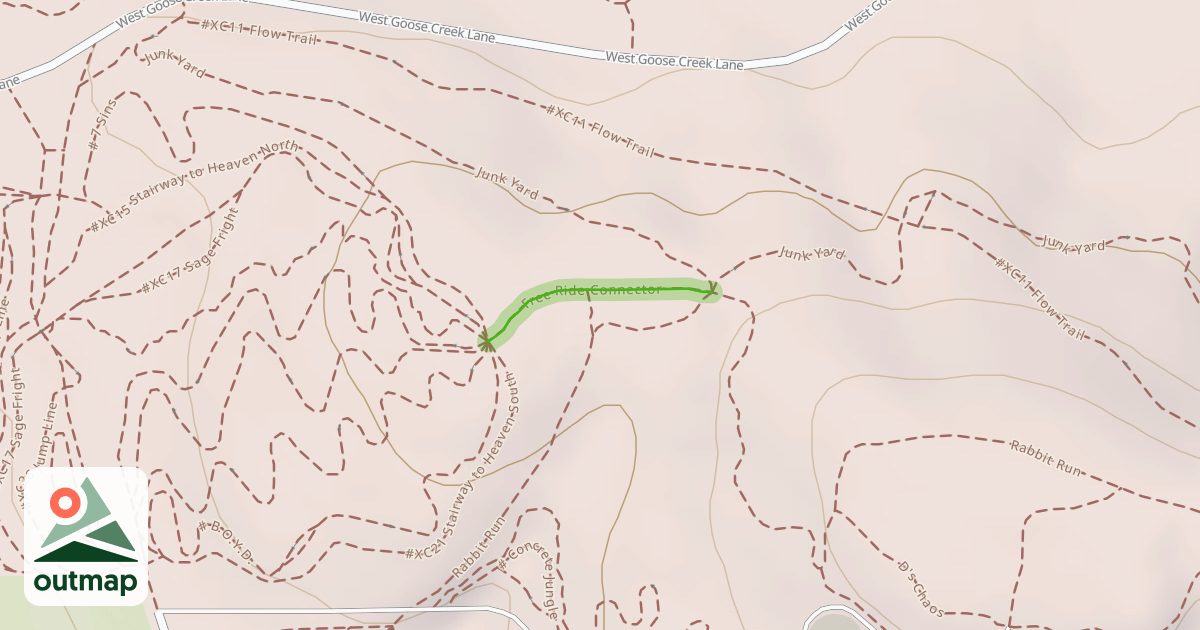 Map of Free Ride Connector