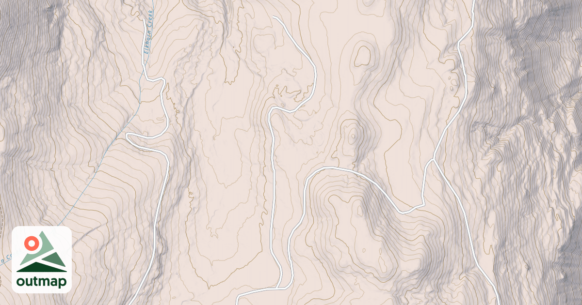 Map of ELKHORN CREEK