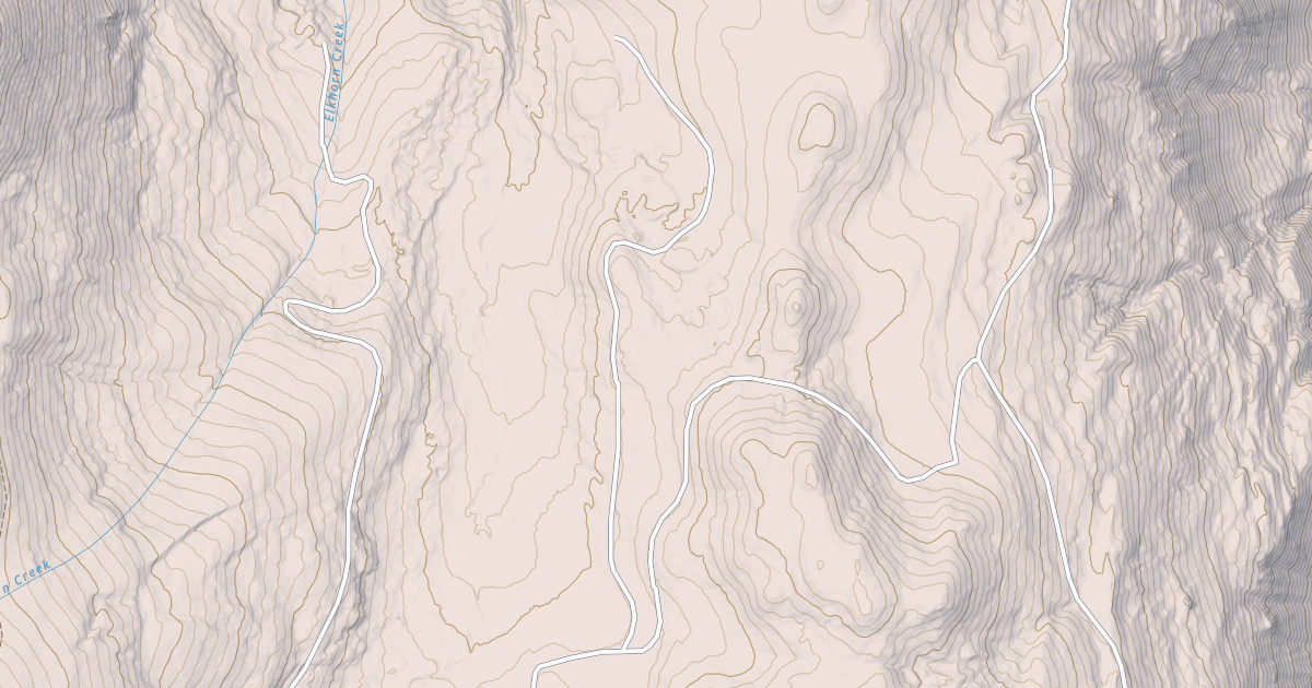 Map preview of ELKHORN CREEK