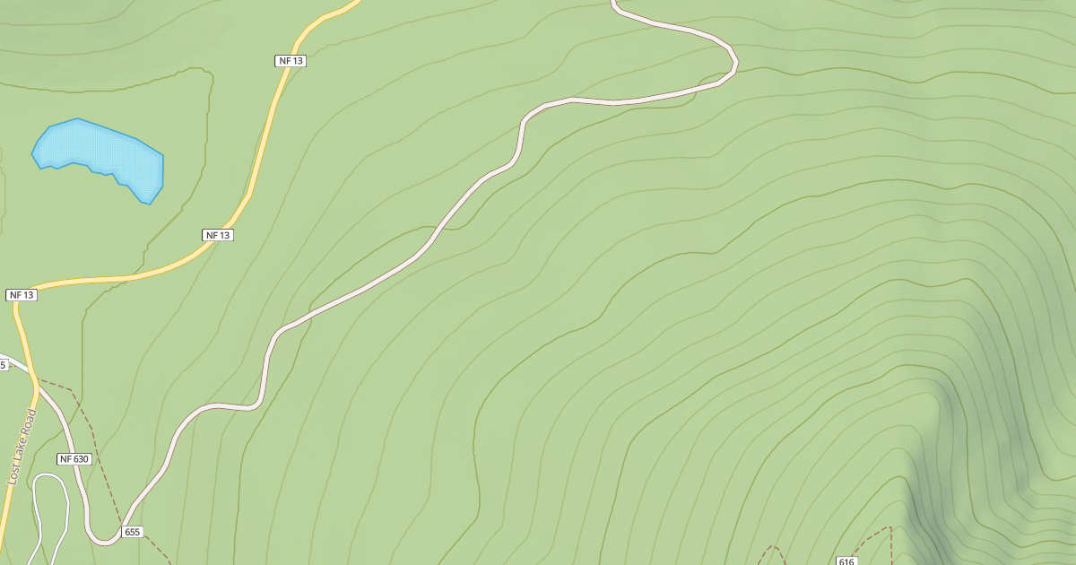 Map preview of LOST LAKE BUTTE (S102L)