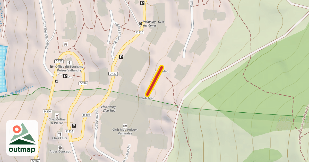 Map of Club Med