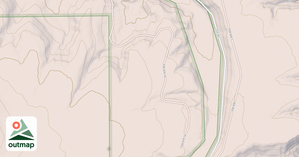 Map of COLE SPRINGS BR 1A