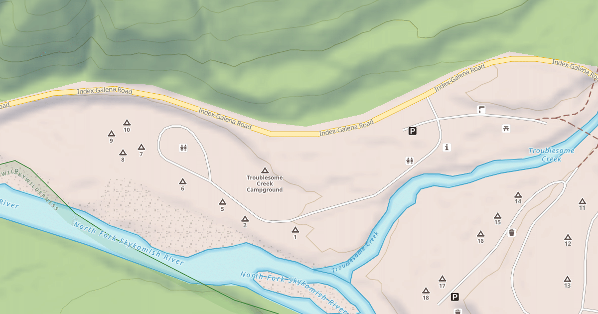 Map preview of TROUBLESOME CR CG-BOTH LOOPS