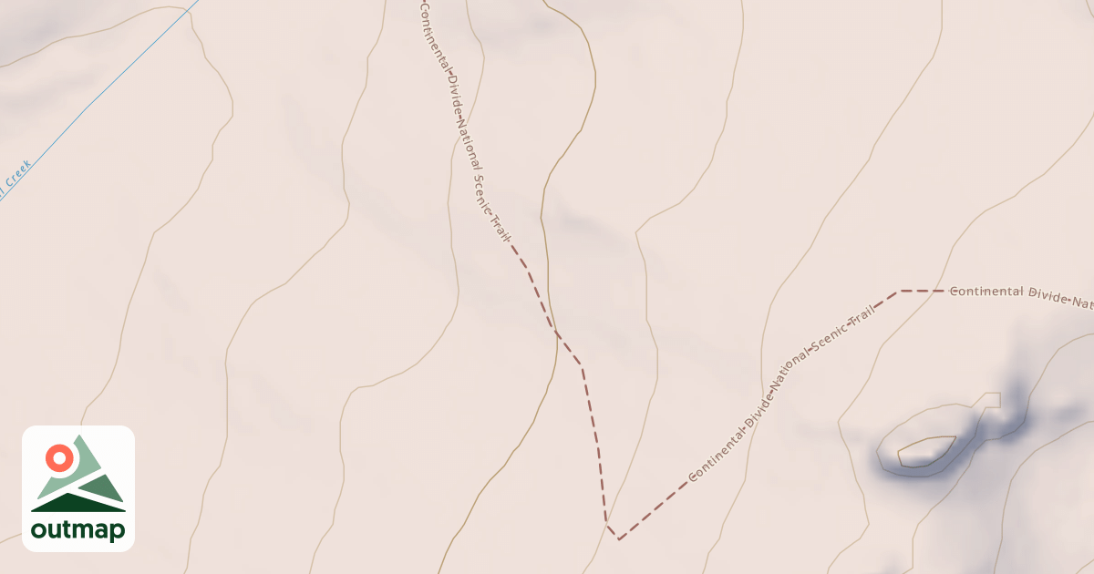 Map of Cd South Snowmobile Trail