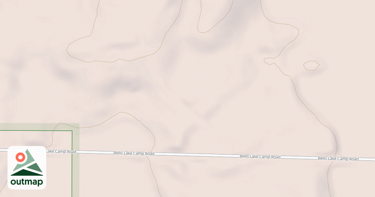 Map of BELLO LAKE CAMP SPUR A
