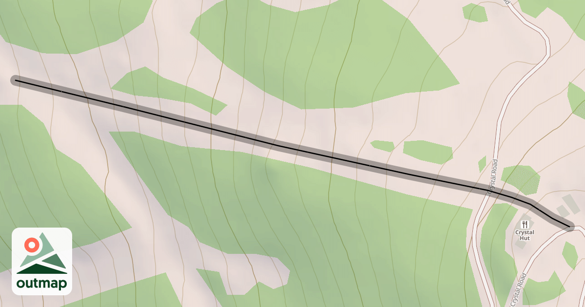 Map of Upper Straight Shot