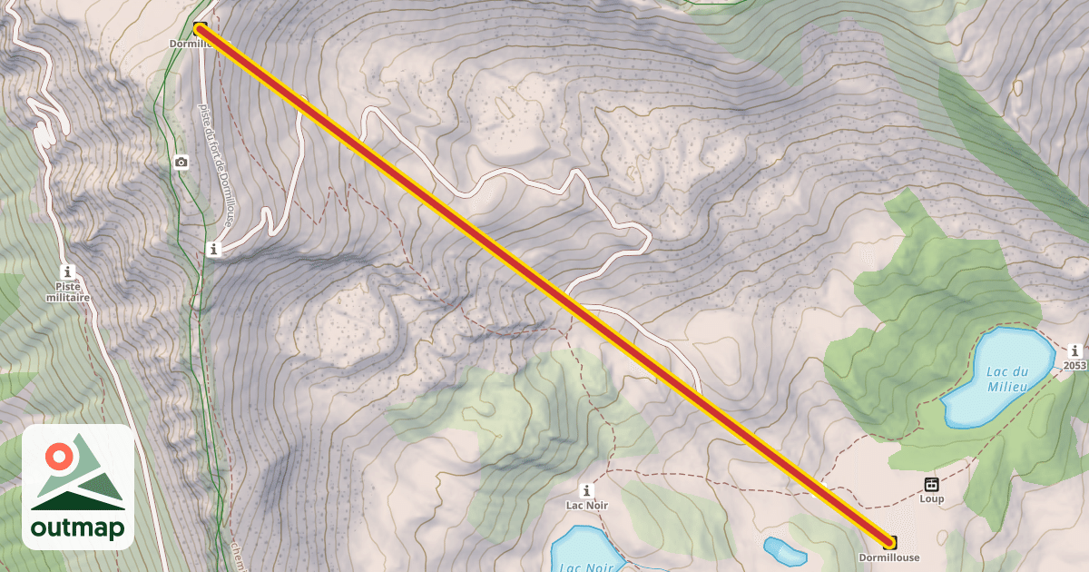 Map of Dormillouse