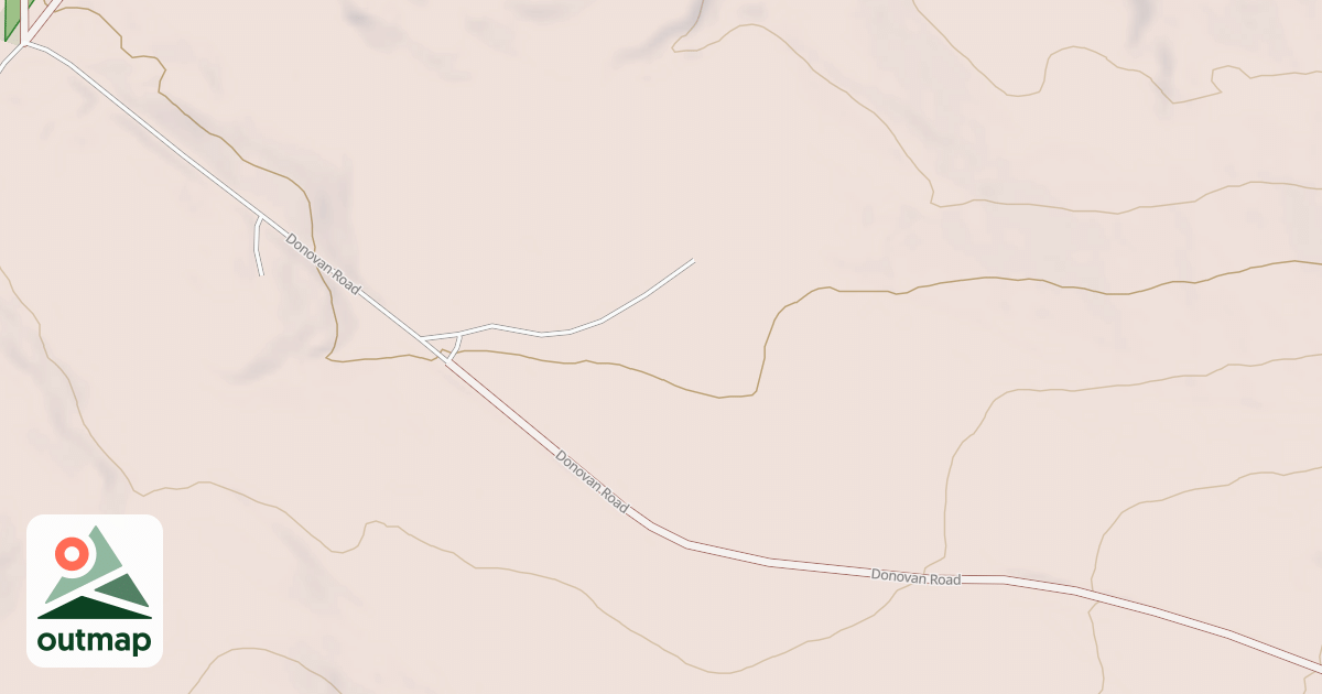 Map of Donovan Road
