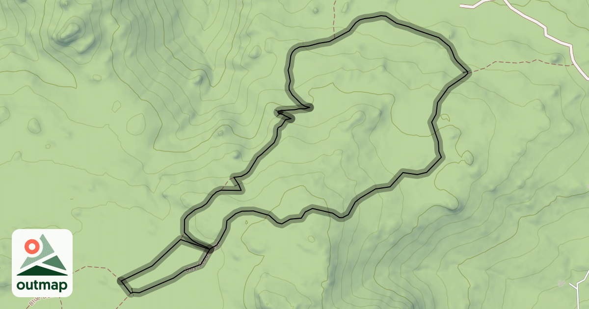 Map of Boy Scout Spur