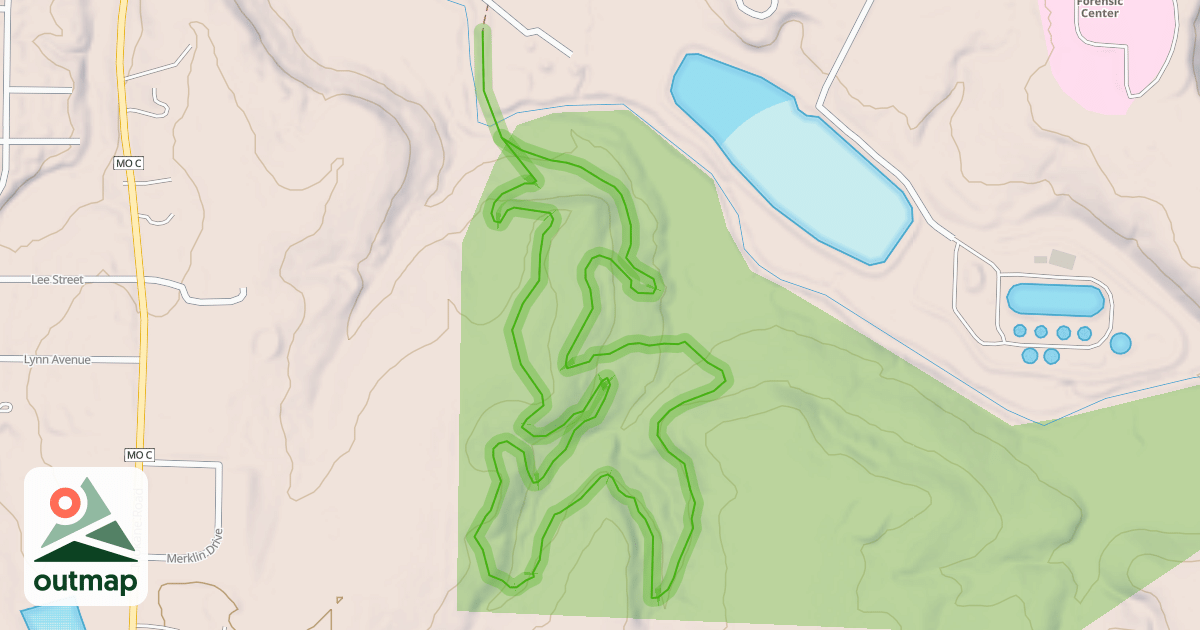 Map of Burkside Trail