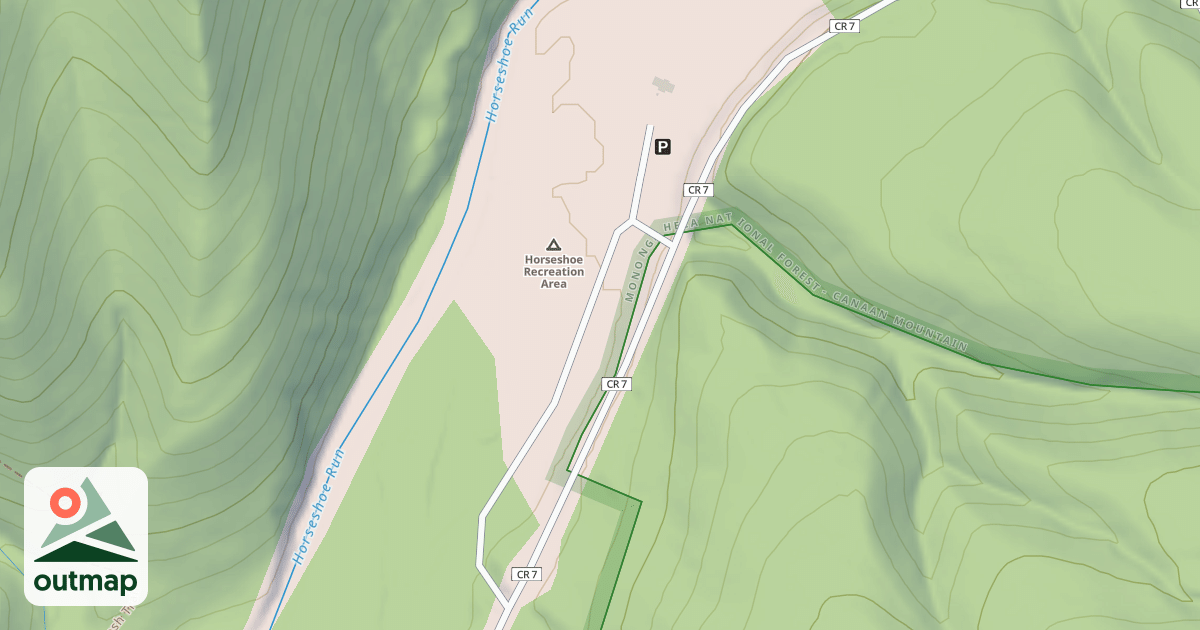 Map of HORSESHOE CG