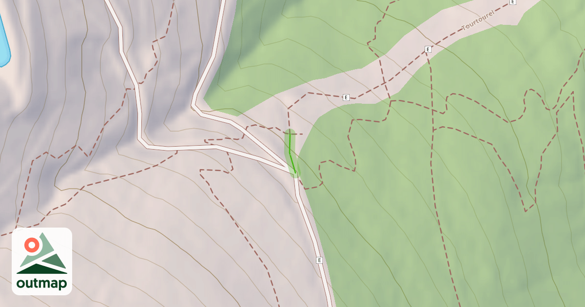 Map of Tourtourel