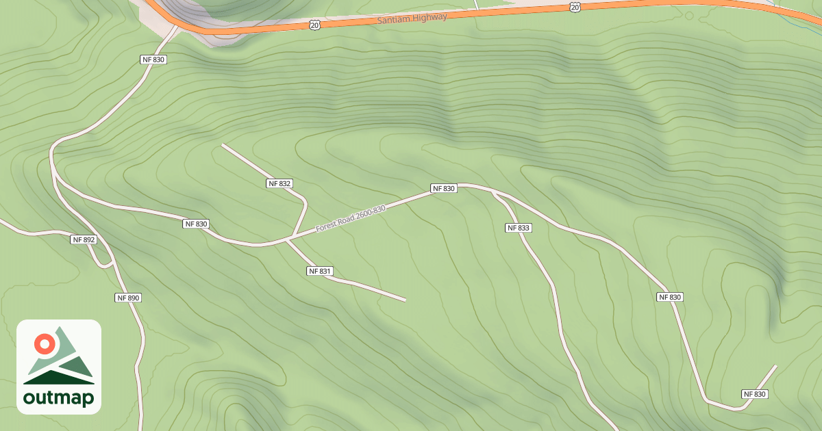 Map of POTATO HILL