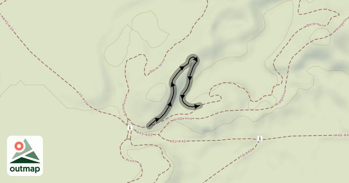 Map of Back Nine (Jump Line)