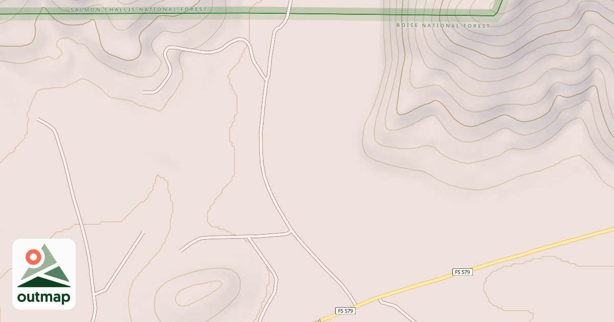Map of ELK CREEK SPUR