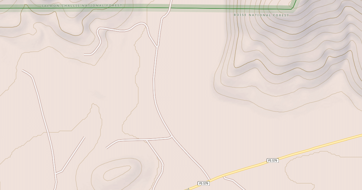 Map preview of ELK CREEK SPUR