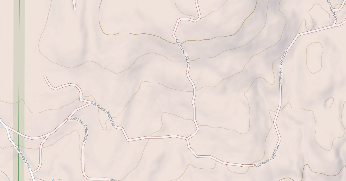 Map preview of FORESTDALE LOOP ROAD