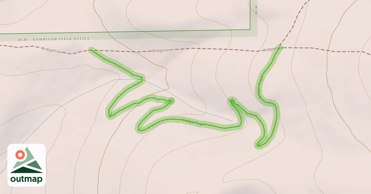 Map of Ridge Trail