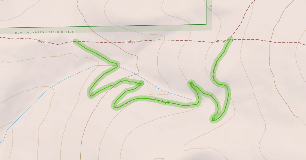 Map preview of Ridge Trail