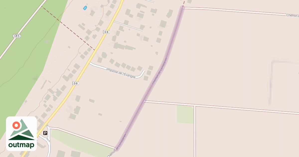 Map of Chemin de Lenscanet