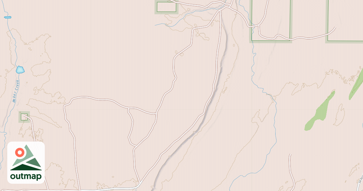 Map of BAKER CREEK (I-13)