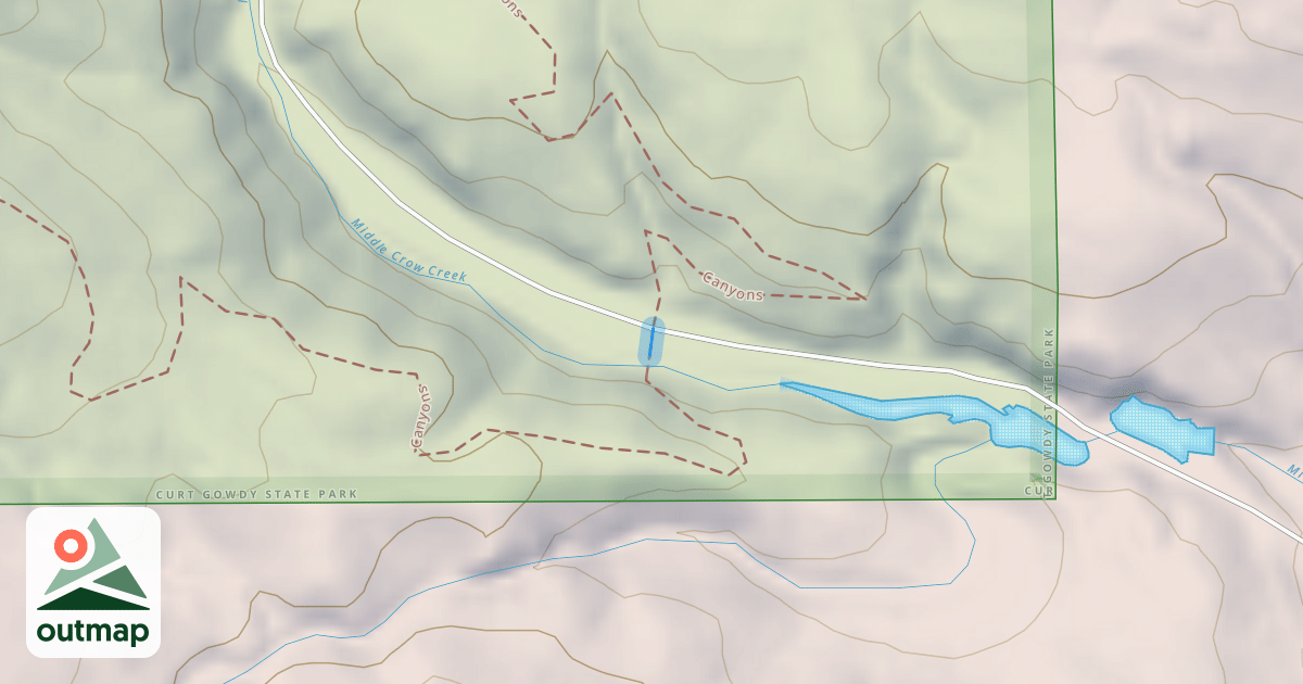 Map of Canyons