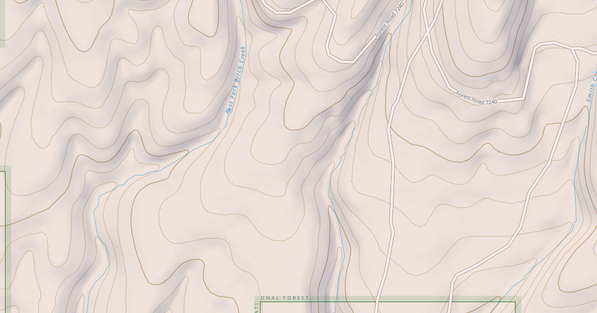 Map preview of USFS National Forest System Roads {415C479A-446B-42B8-8777-CDB328003A2D}