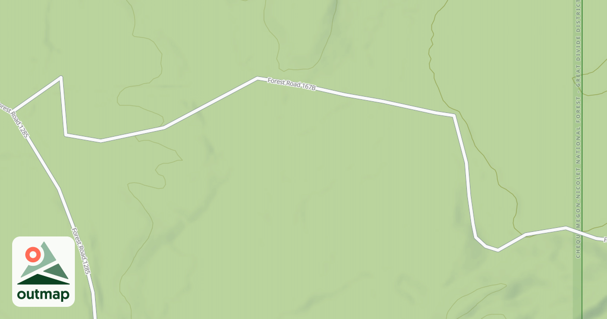 Map of FR 1284