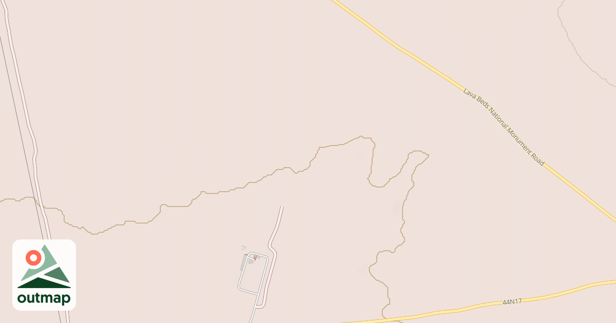 Map of MONUMENT SPUR