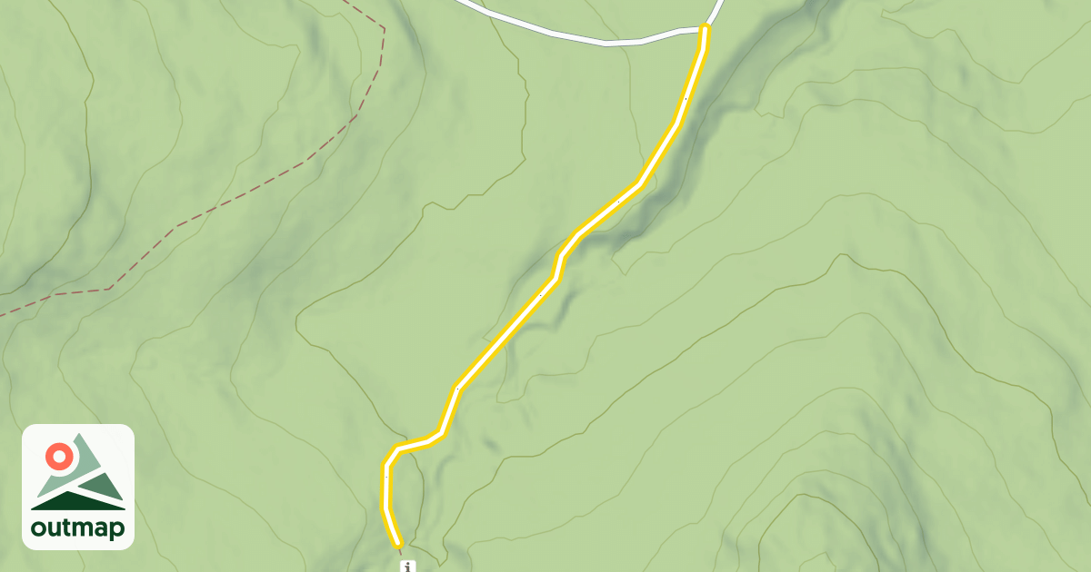 Map of Goshen Brook Trail