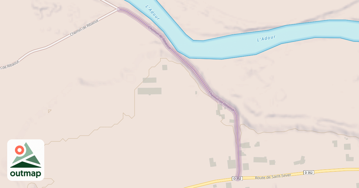 Map of Chemin de Ribaout