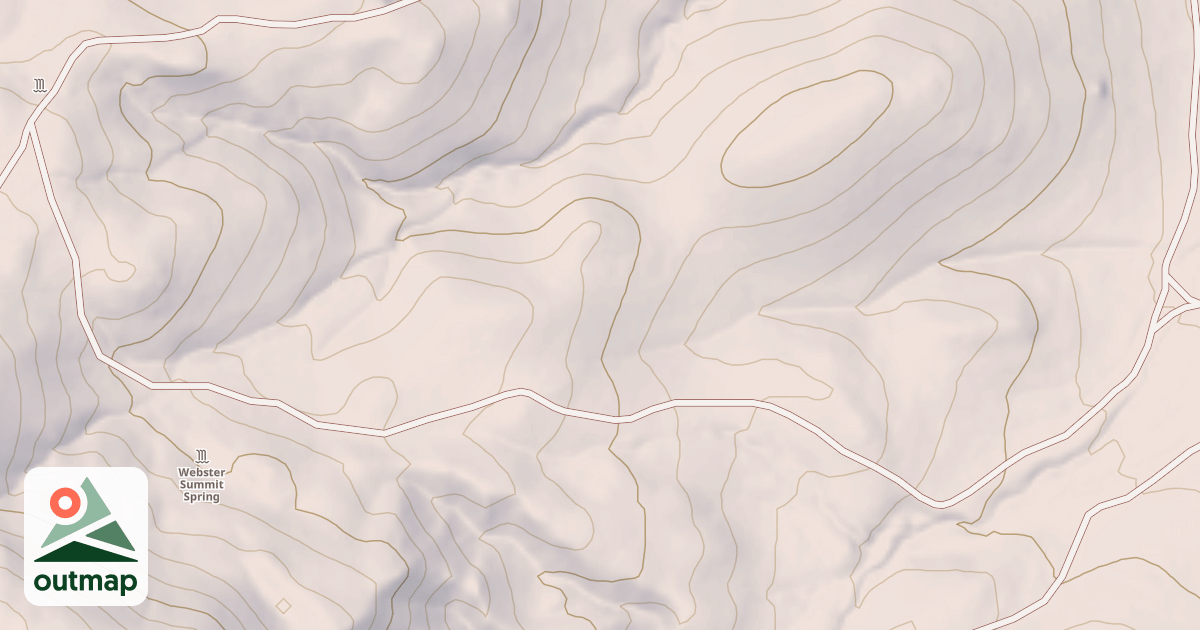 Map of TWIN SPRINGS SPUR ROAD