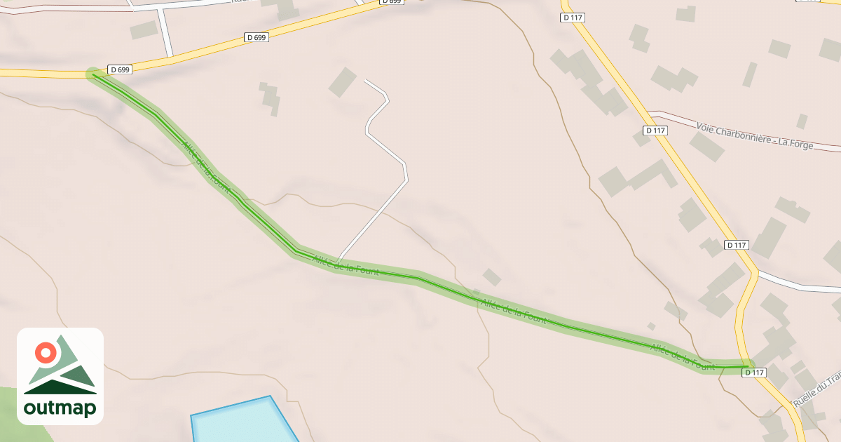 Map of Allée de la Fount
