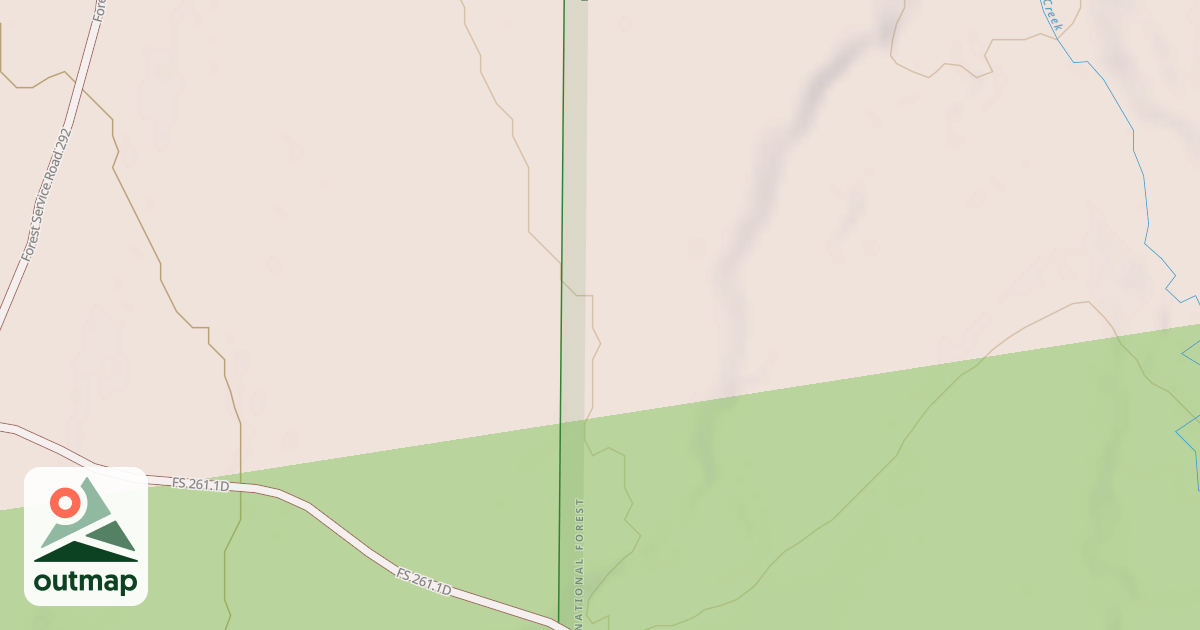 Map of CEDAR PASS JEEP 1B