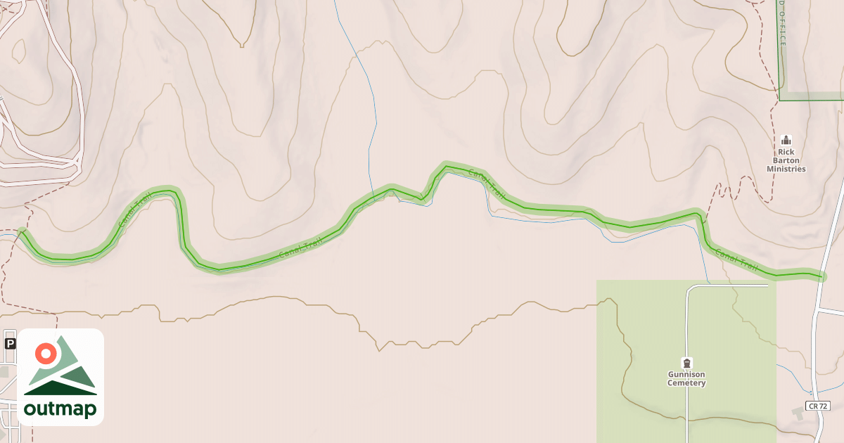Map of Canal Trail