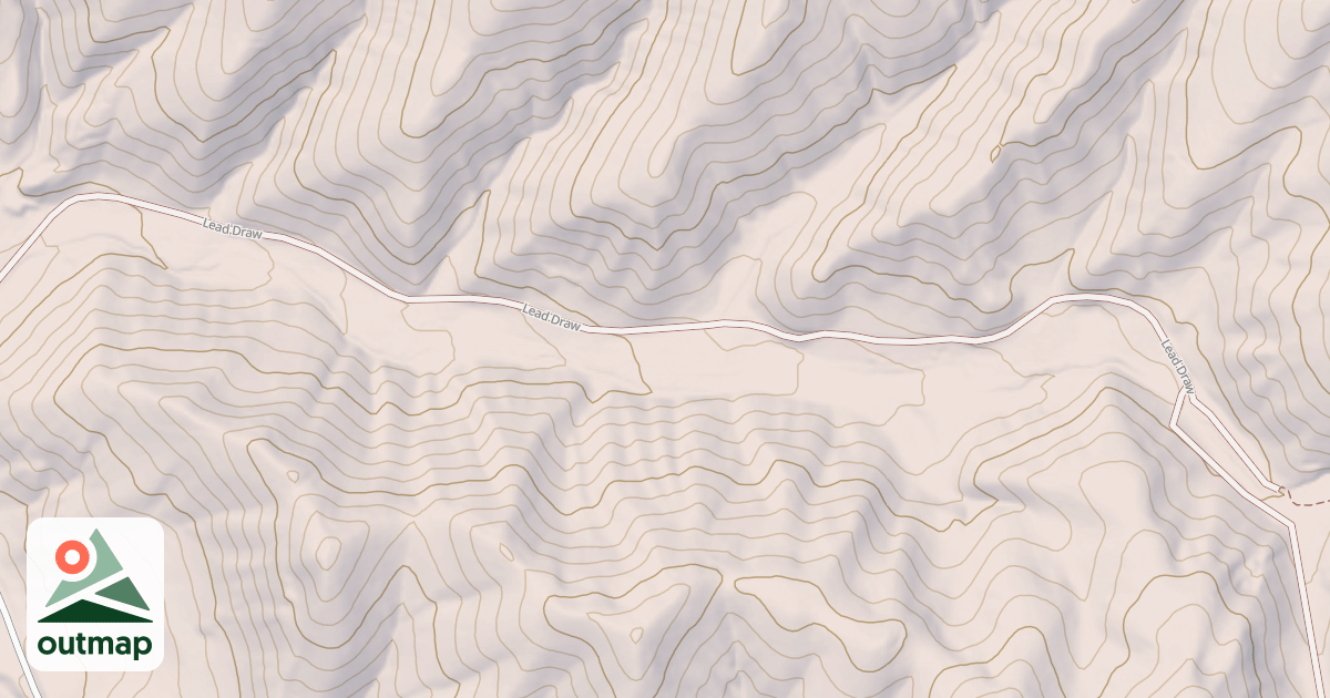 Map of LEAD DRAW