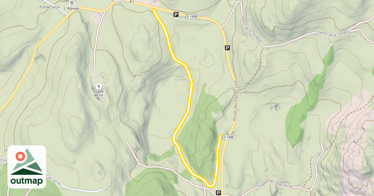 Map of La Bleue