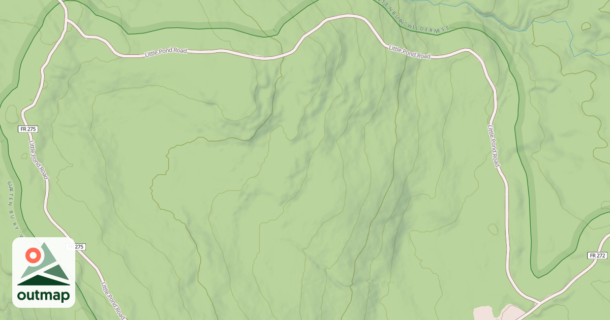 Map of Little Pond