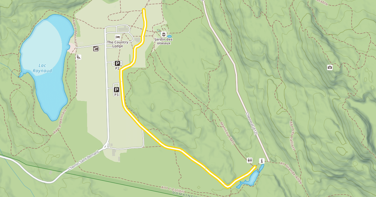Map preview of A1 Grande-Allée
