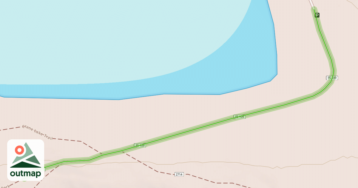 Map of Flowing Park Road