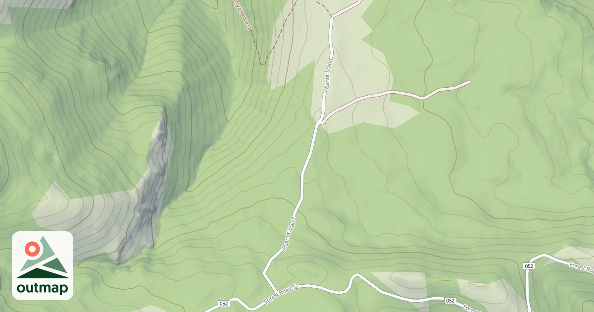 Map of PEANUT STAND