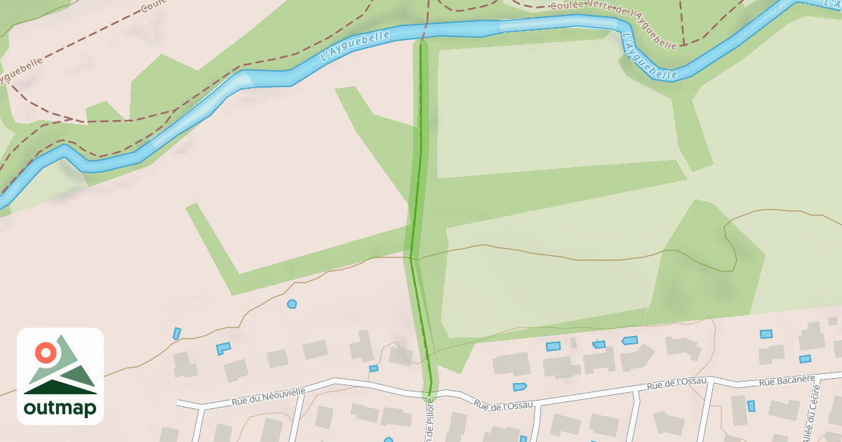 Map of Coulée Verte de l'Ayguebelle
