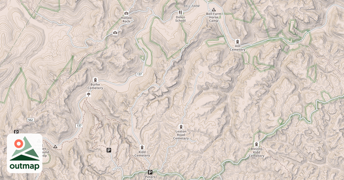 Map of DOLAN MOUNTAIN