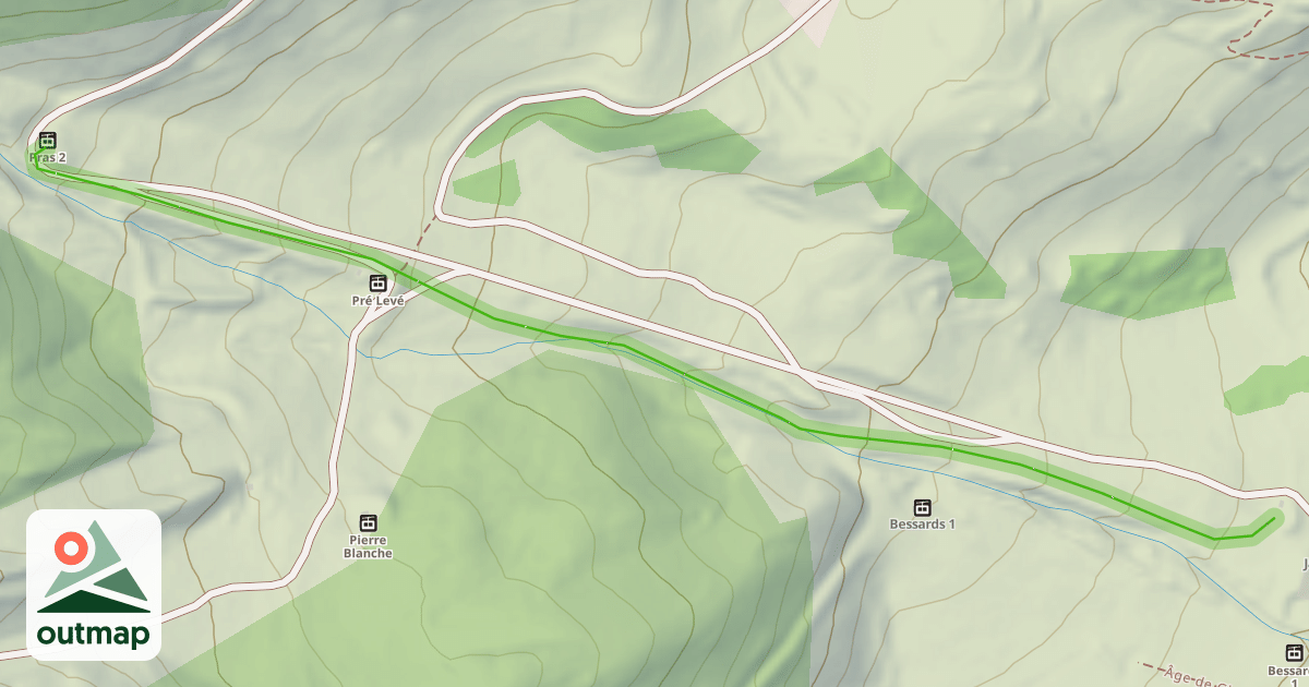 Map of Clos du Roux