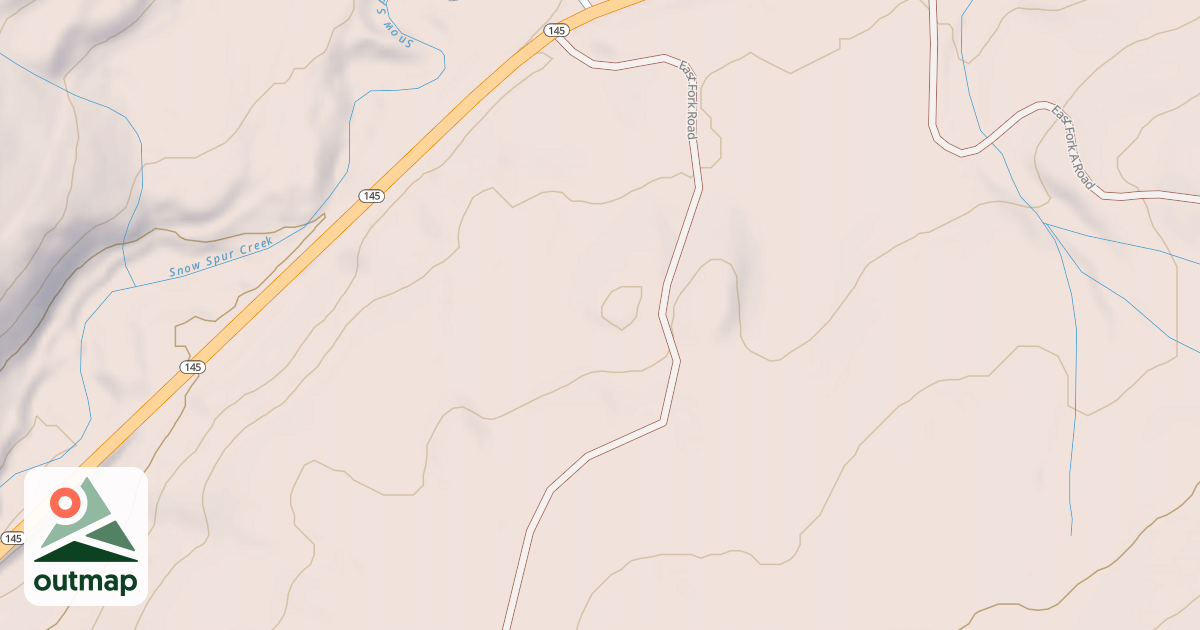 Map of EAST FORK