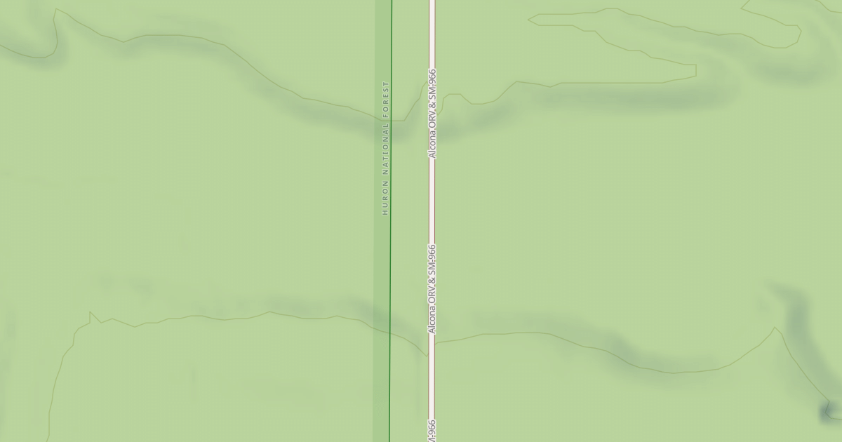 Map preview of ALCONA ATV TRAIL