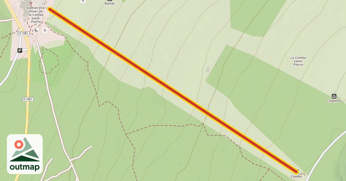 Map of Combe